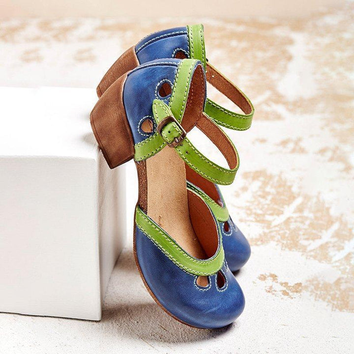 Laisy | Orthopedic sandals with low heels