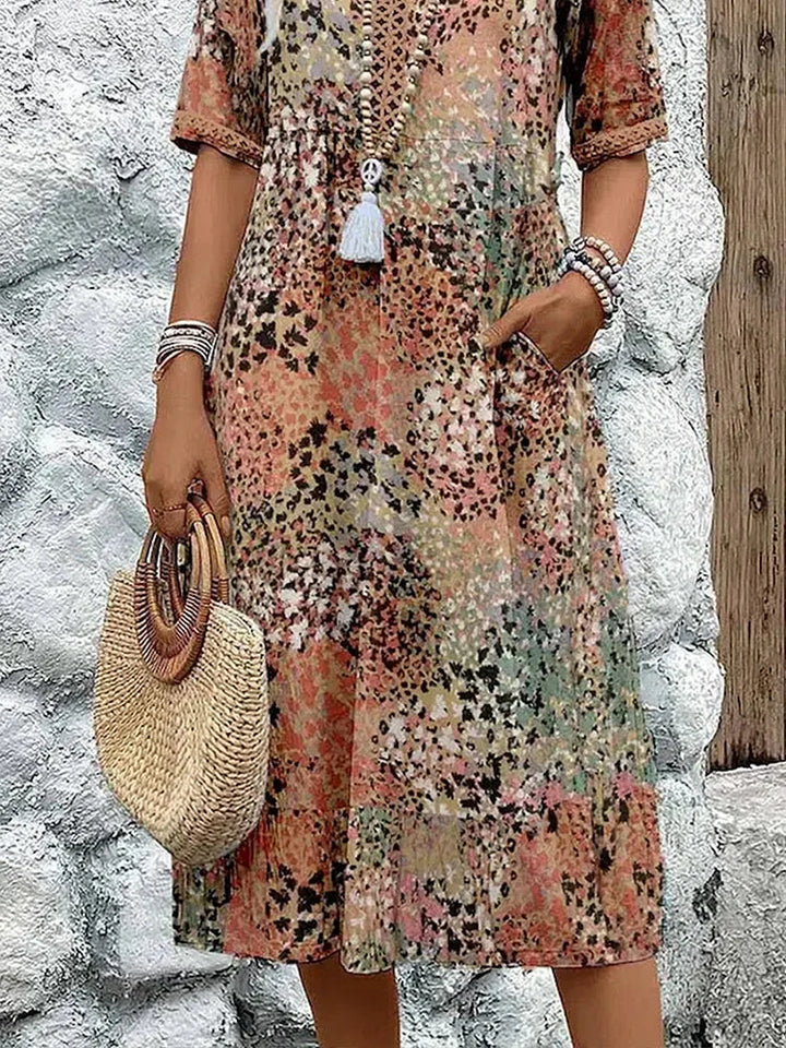 Lena | Lightweight V-Neck Dress
