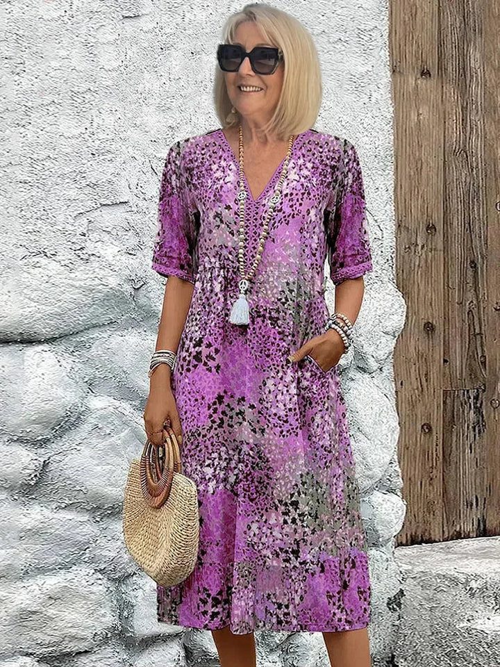 Lena | Lightweight V-Neck Dress