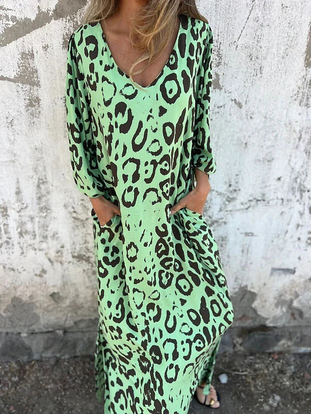 Jessa – Leopard Maxi Dress