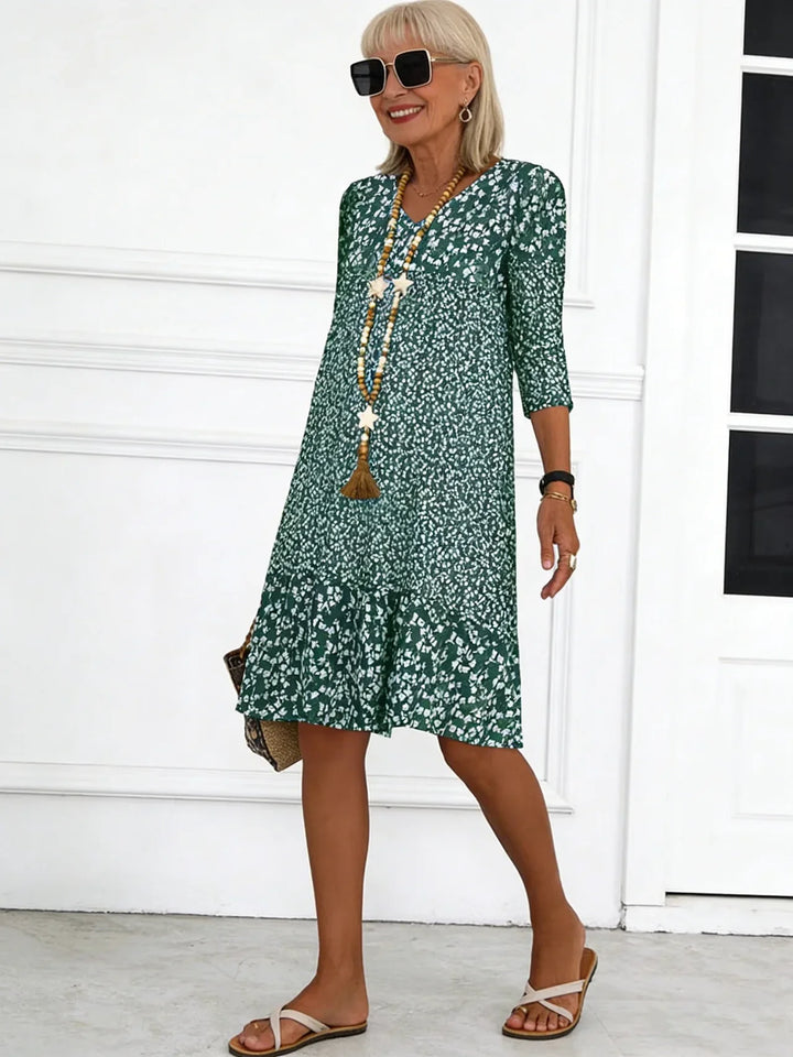Rosalie | Floral Breeze Midi Dress