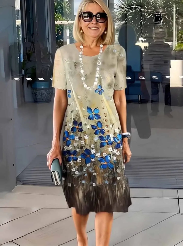 Elowen | Artistic Printed Dress