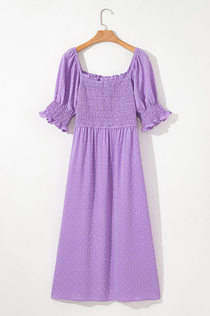 Wisteria | Swiss Dot Dress