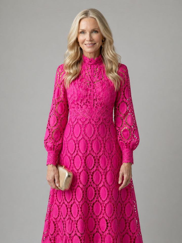 Penelope | Lace Midi Dress