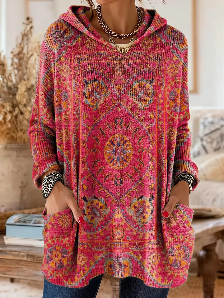 Seraphina | Retro Hooded Knit