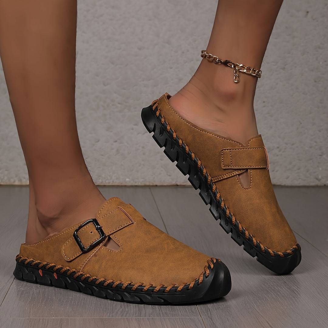 Marly | Comfortable Buckle Mules