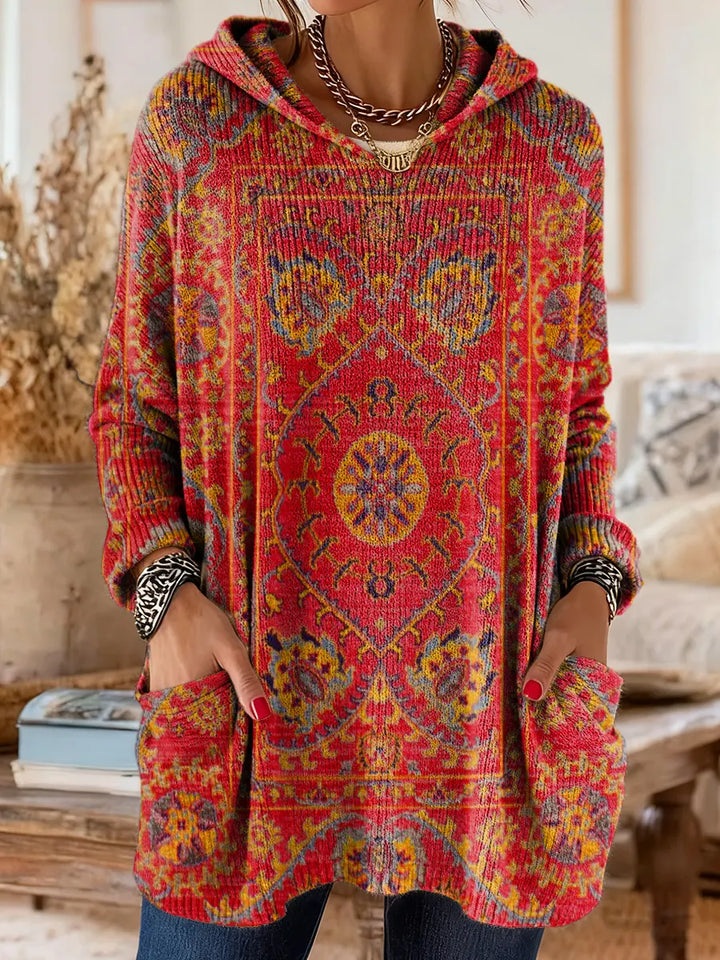 Seraphina | Retro Hooded Knit