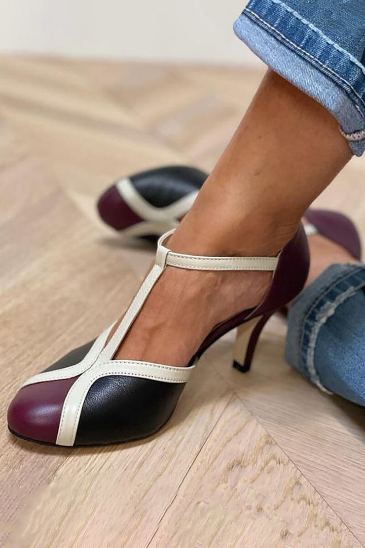Adelheid – Vintage T-Strap Heels in Timeless Elegance