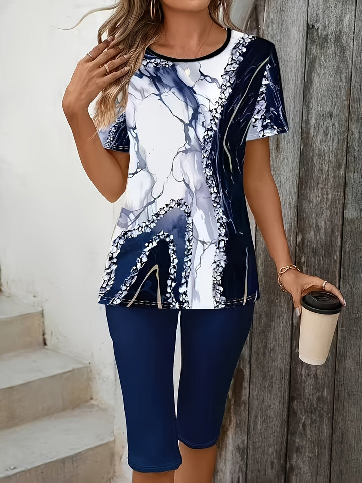 Eva | Botanical Print Stretch Set