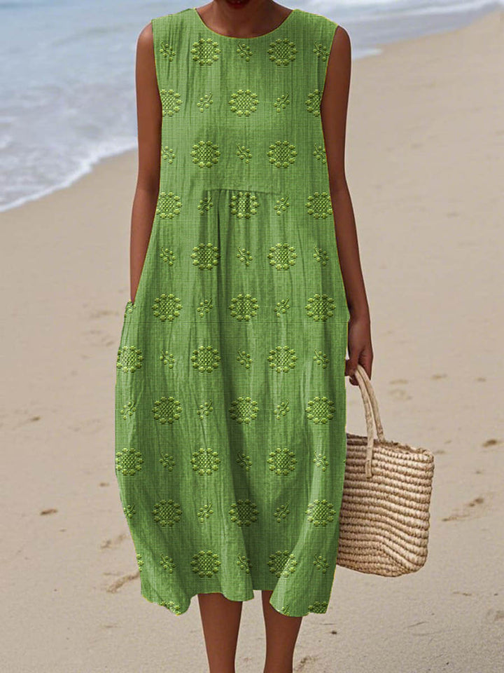 Terresa | Elegant Sleeveless Pocket Dress