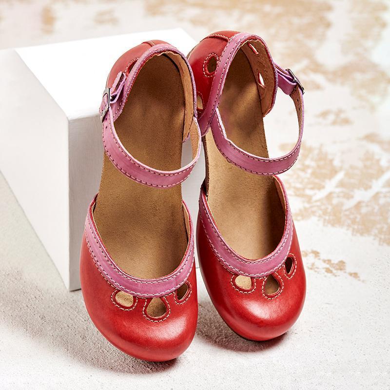 Laisy | Orthopedic sandals with low heels