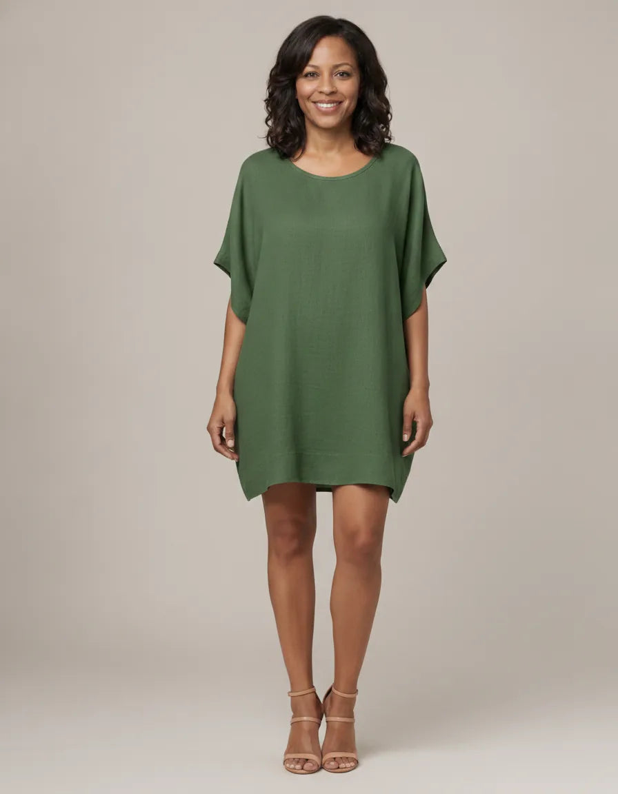 Sienna | Effortless Summer Top — Fern green