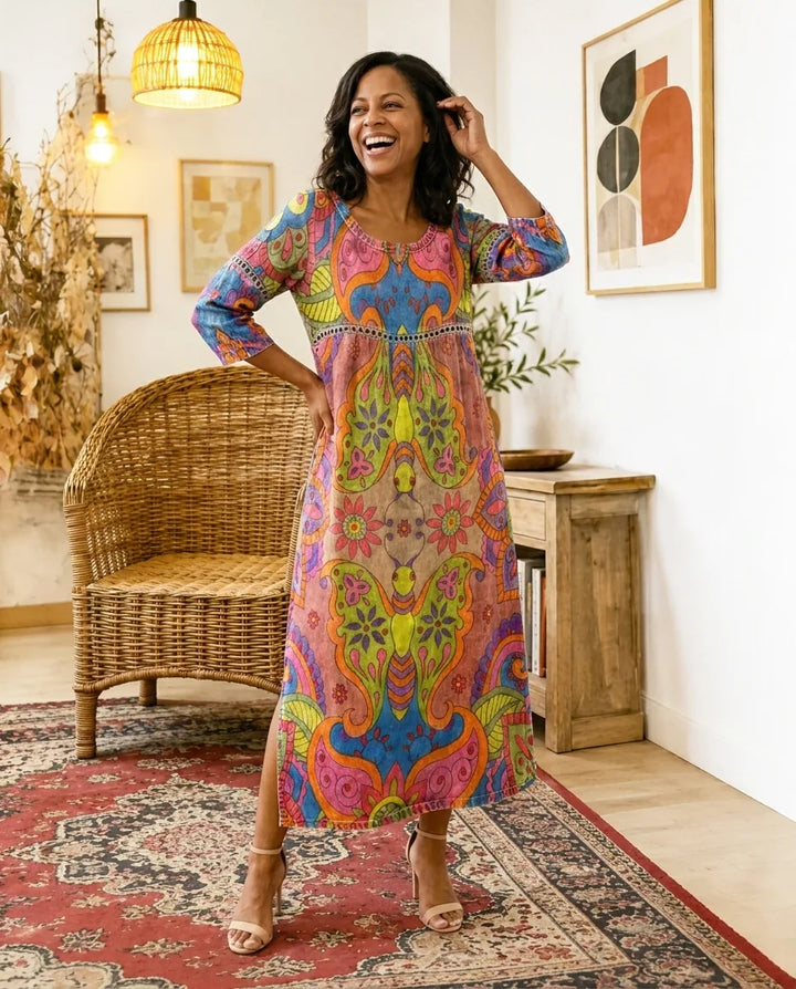 Incarnation | Printed Dress — S1_front
