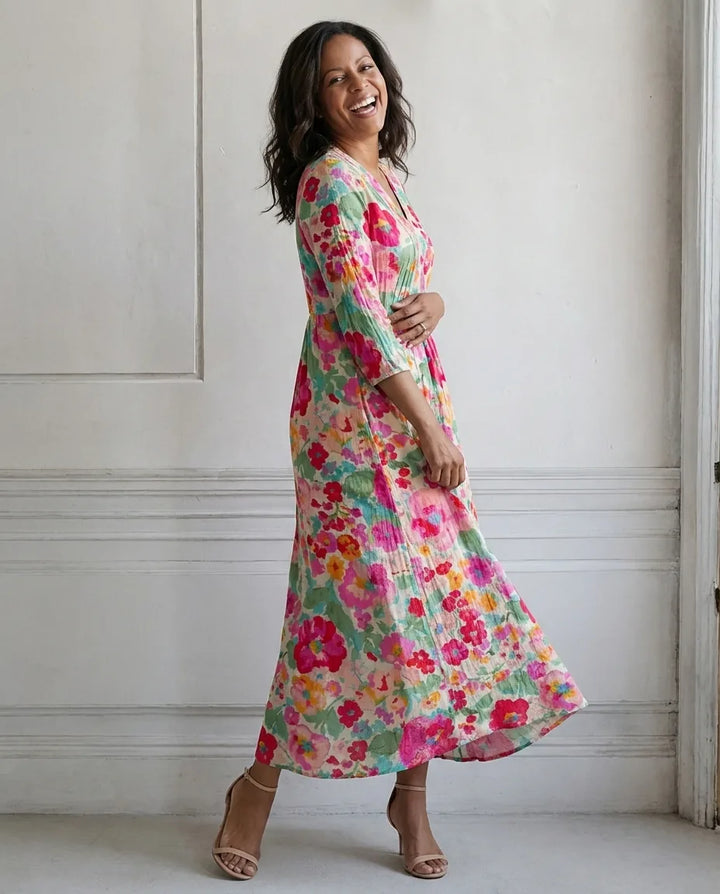 Reda | Everyday Comfort Dress — S2_threequarter