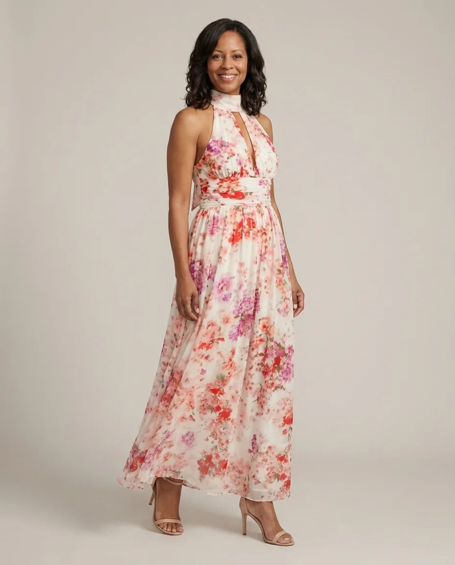 Ainsley | Easy Flow Maxi Dress — Floral