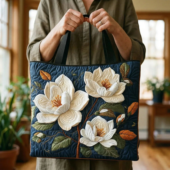 Artisan Quilted Bag | Delicate Magnolia