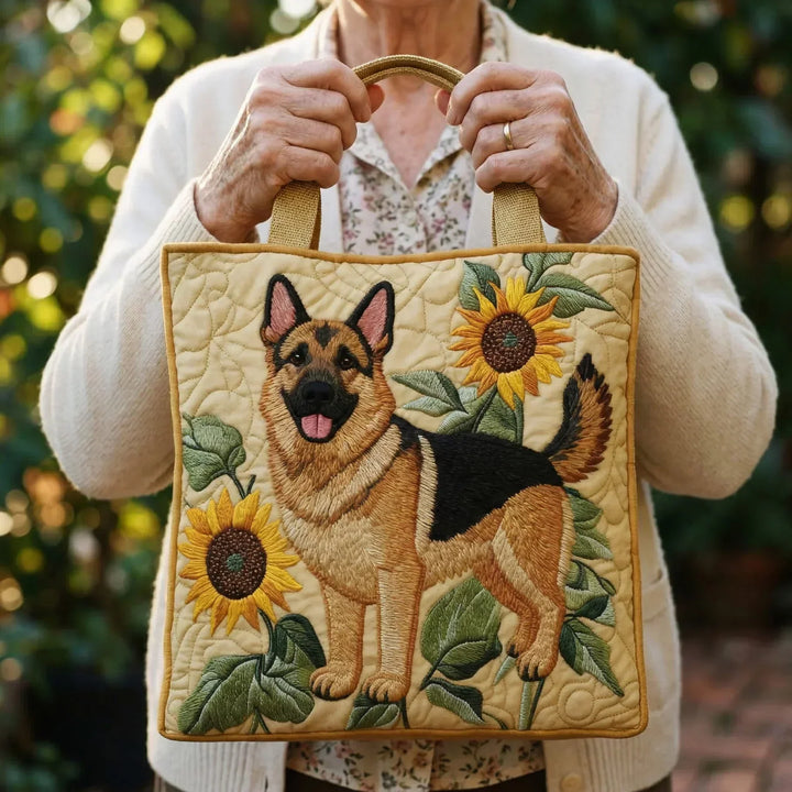 Artisanal Bag | German Shepherd Floral