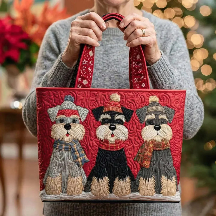 Artisanal Bag | Trio of Schnauzers