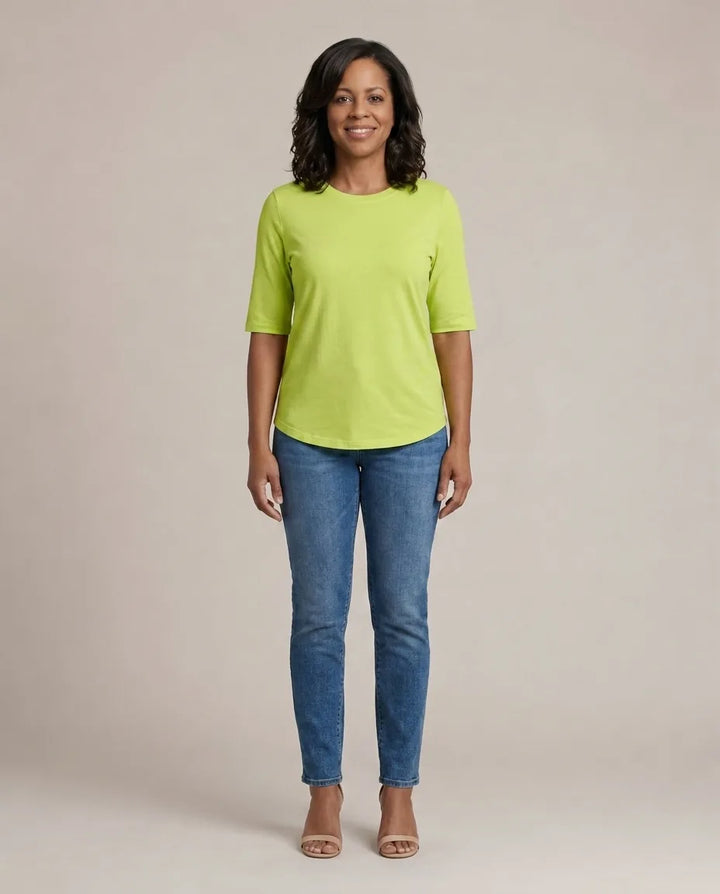 Emily Ashcroft | Lightweight Essential Tee — Green