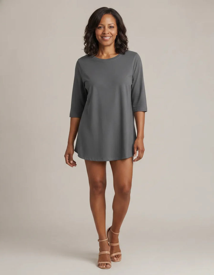 Emily Ashcroft | Lightweight Essential Tee — Grey