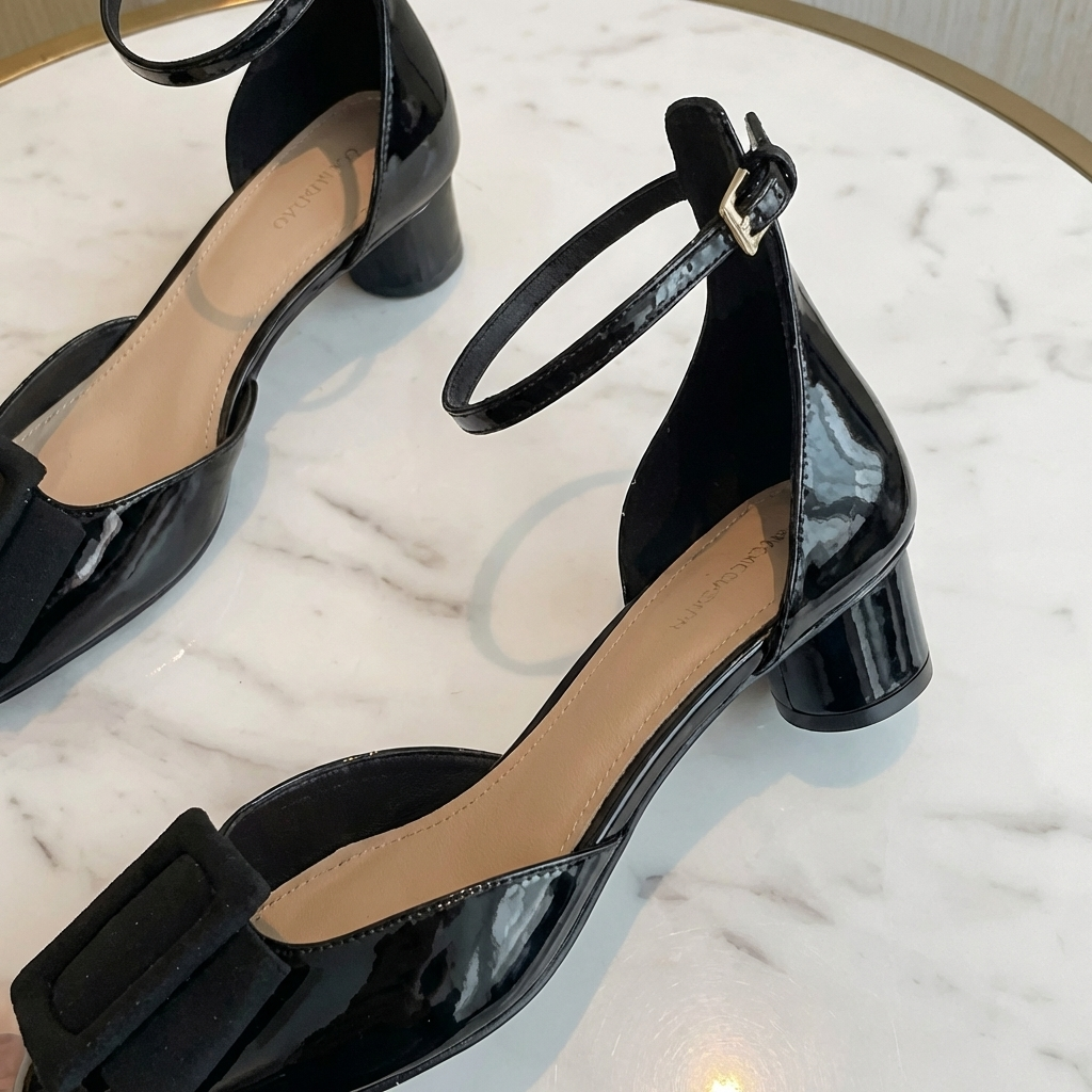 Rosalie | Buckle Strap Heels