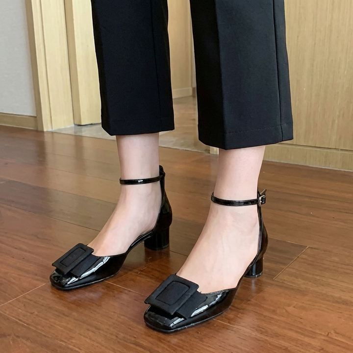 Rosalie | Buckle Strap Heels