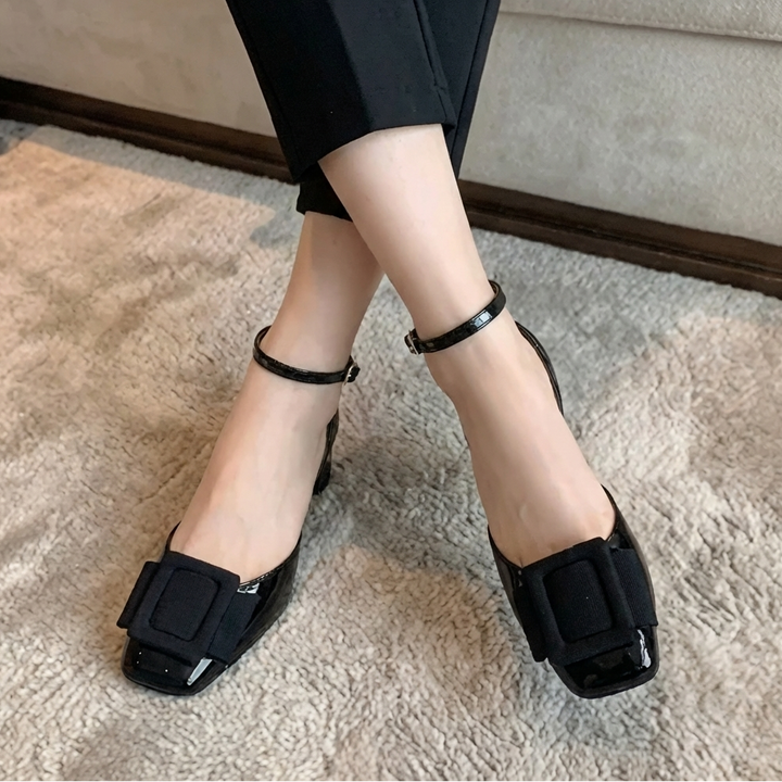 Rosalie | Buckle Strap Heels