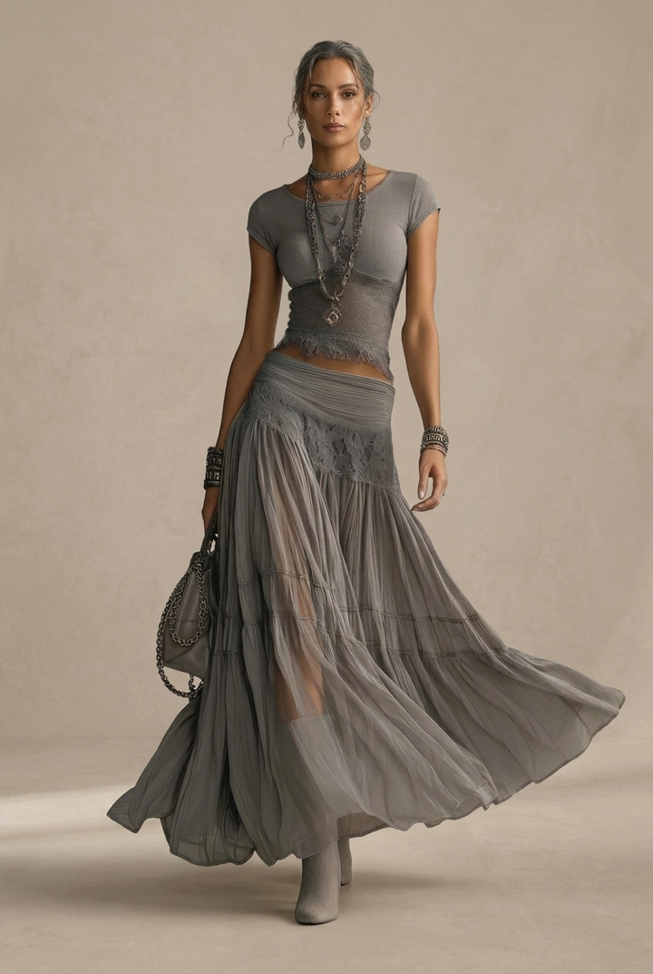 Eleanor | Maxi Skirt and Top Set