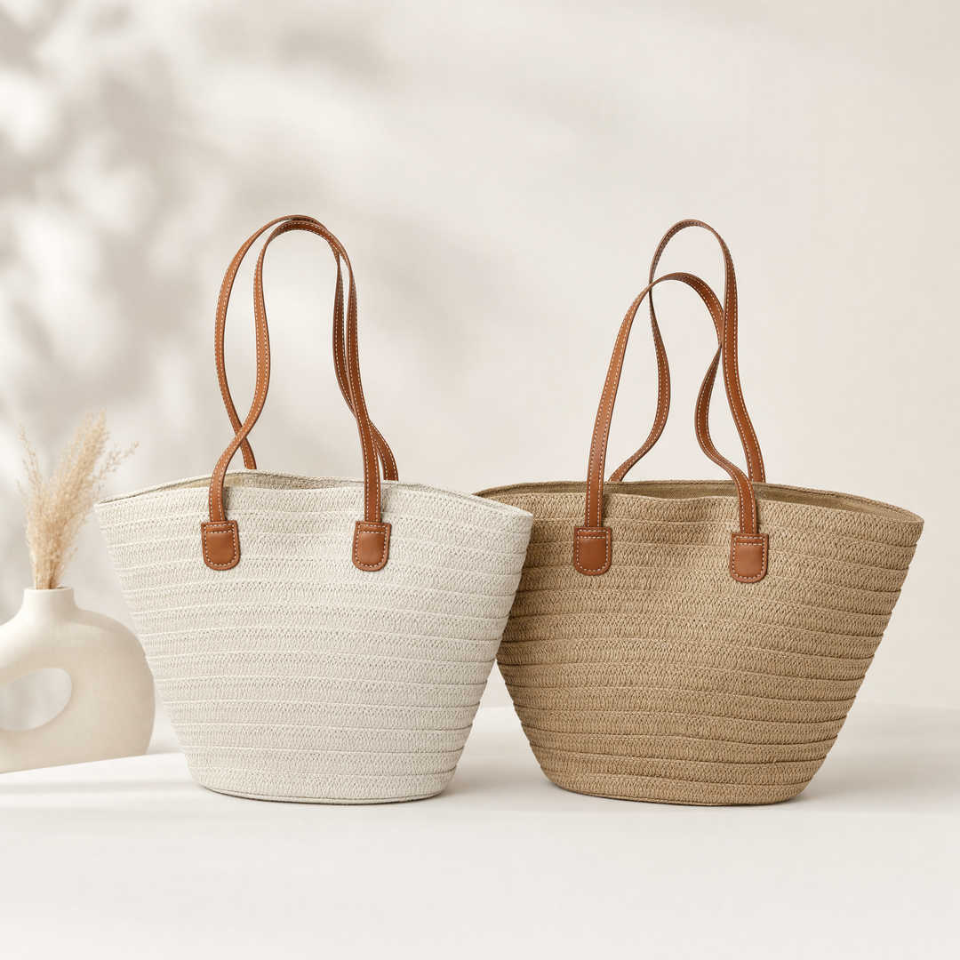 Estelle | Classic Handwoven Market Tote