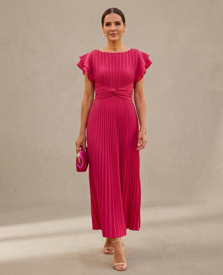 Harper | Pleated Gala Maxi Dress