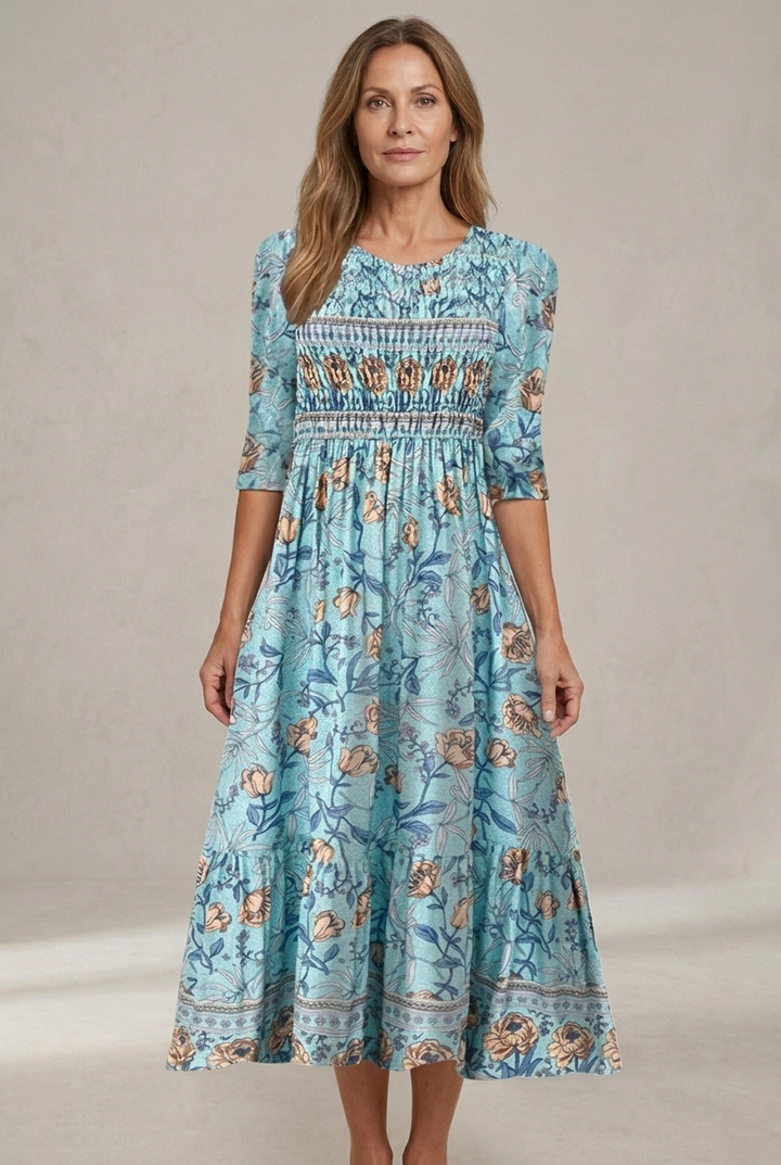 Ava | Flowy Floral-Inspired Dress