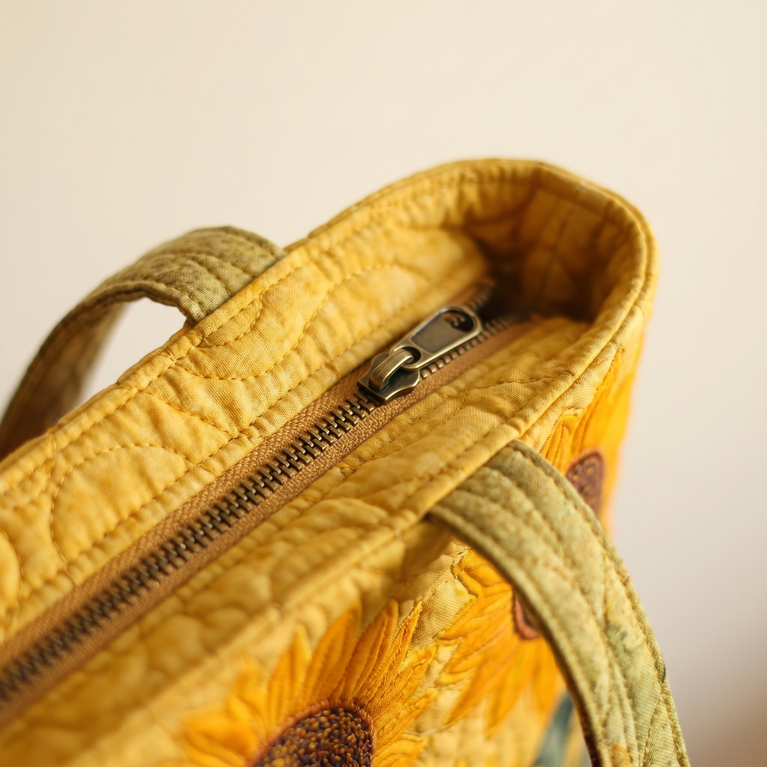 Classic Quilted Bag | Sunflowers