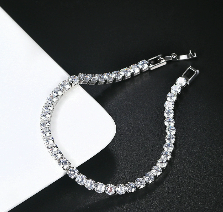 Tennis bracelet | Silver