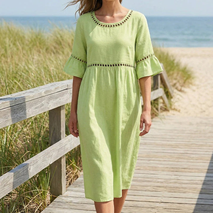 Pryline | Linen Midi Dress