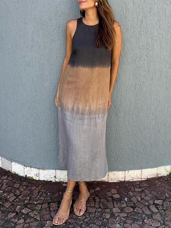 Leia | Casual Gradient Dress