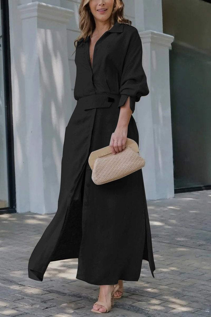 Jeanette | Maxi Dress with V-neck