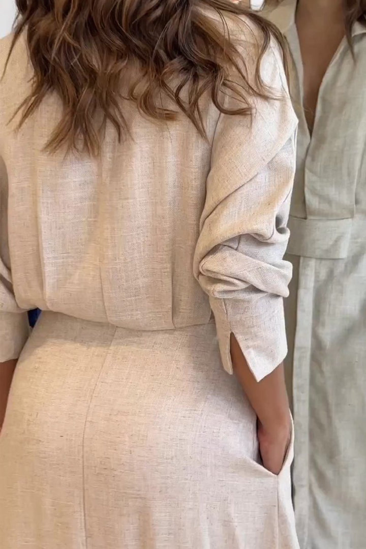 Jeanette | Maxi Dress with V-neck