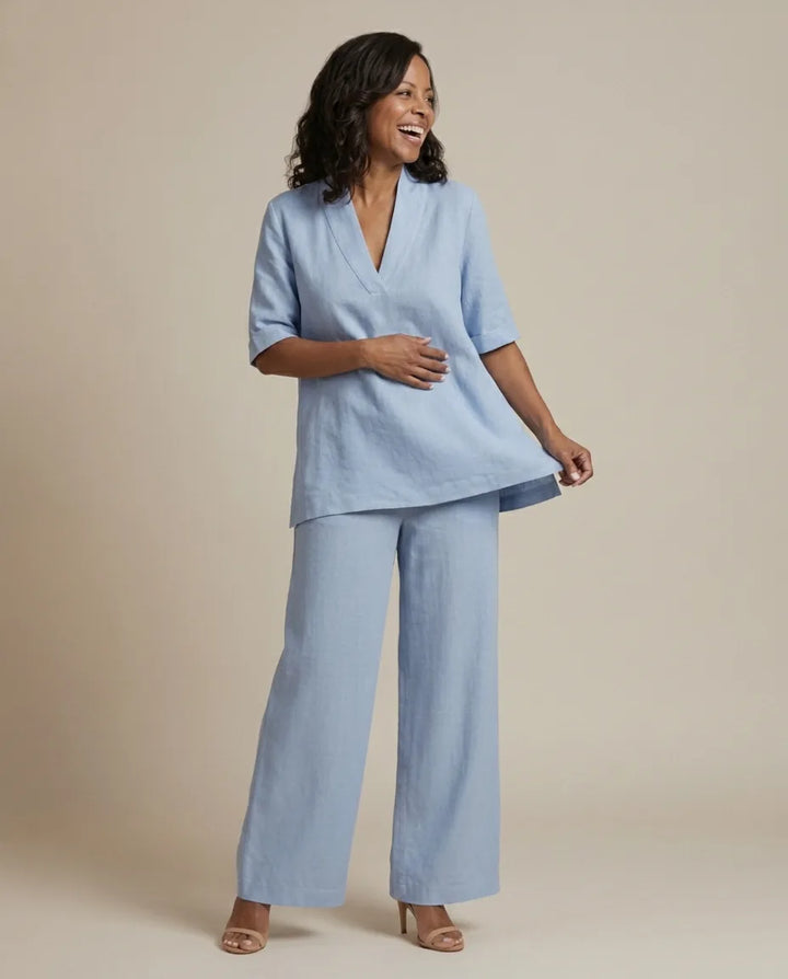 The Art of Effortless Style: Introducing the Eliza Set. — Light Blue