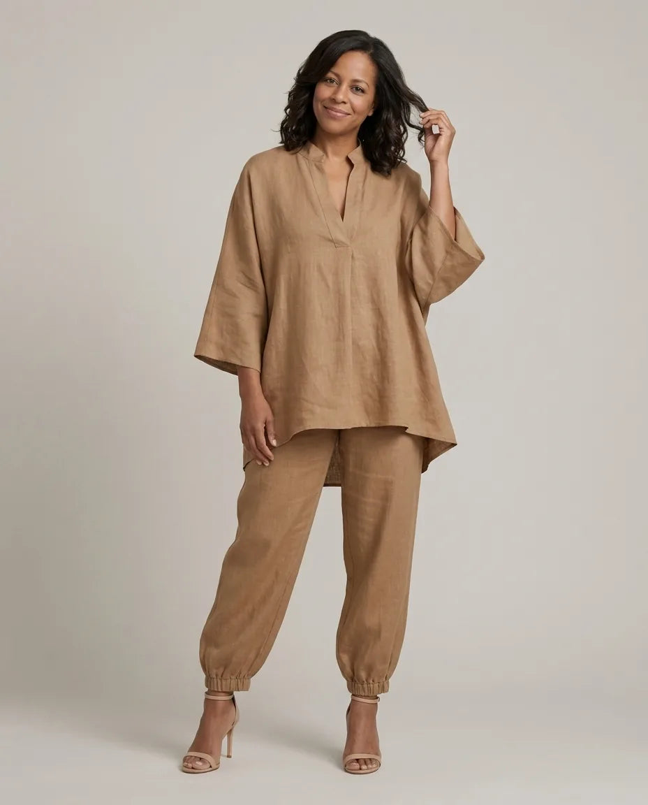 Effortless Sophistication Meets All-Day Comfort: Gabrielle — Light Brown