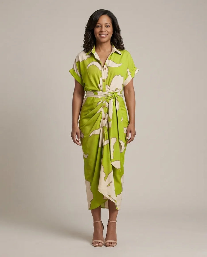 Stella | Elegant Casual Dress — Light Green