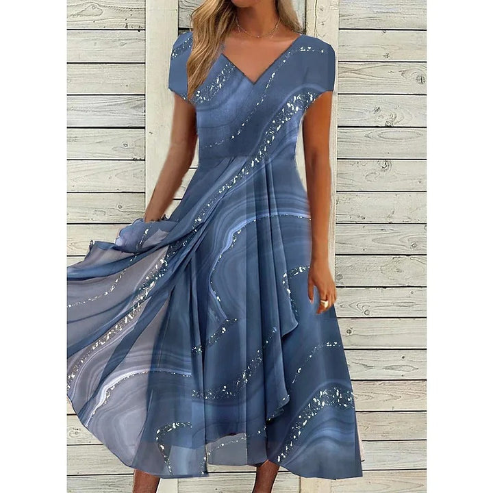 Naomi | Mini Dress with V-neck