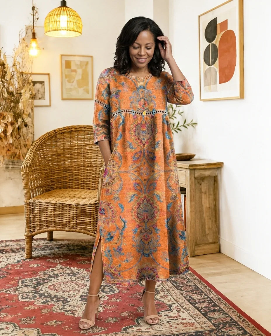 Eugenia | Printed Dress — S1_front