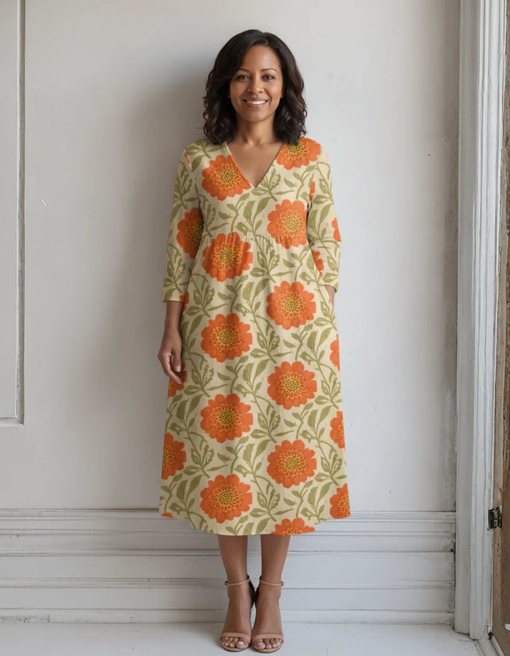 Claire | Enchanted Floral Dress — front