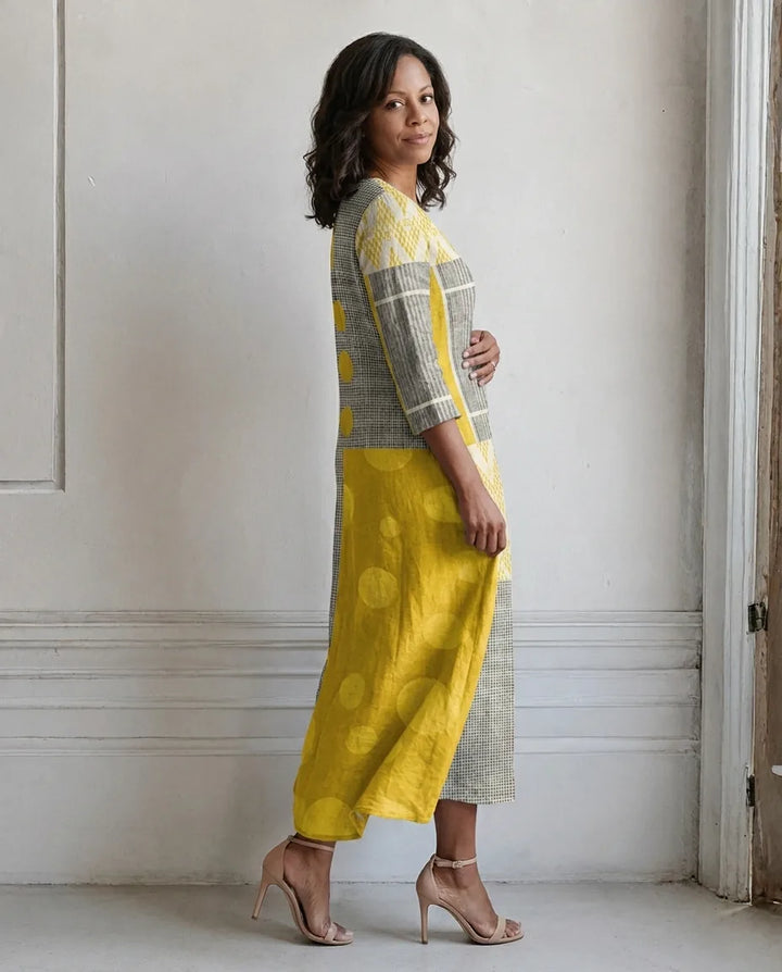 Emma | Easygoing Linen Dress — S2_threequarter