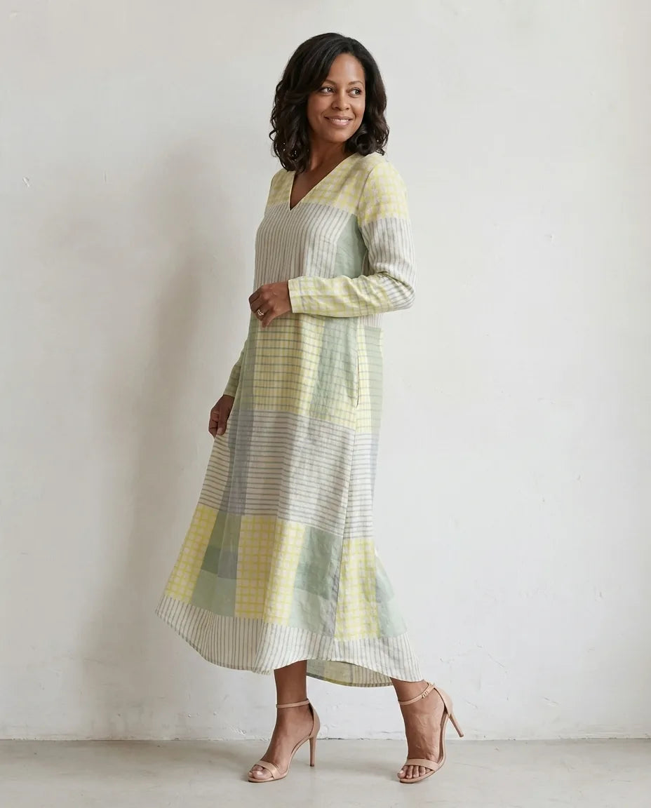 Olivia | Crisp Linen Dress — S2_threequarter