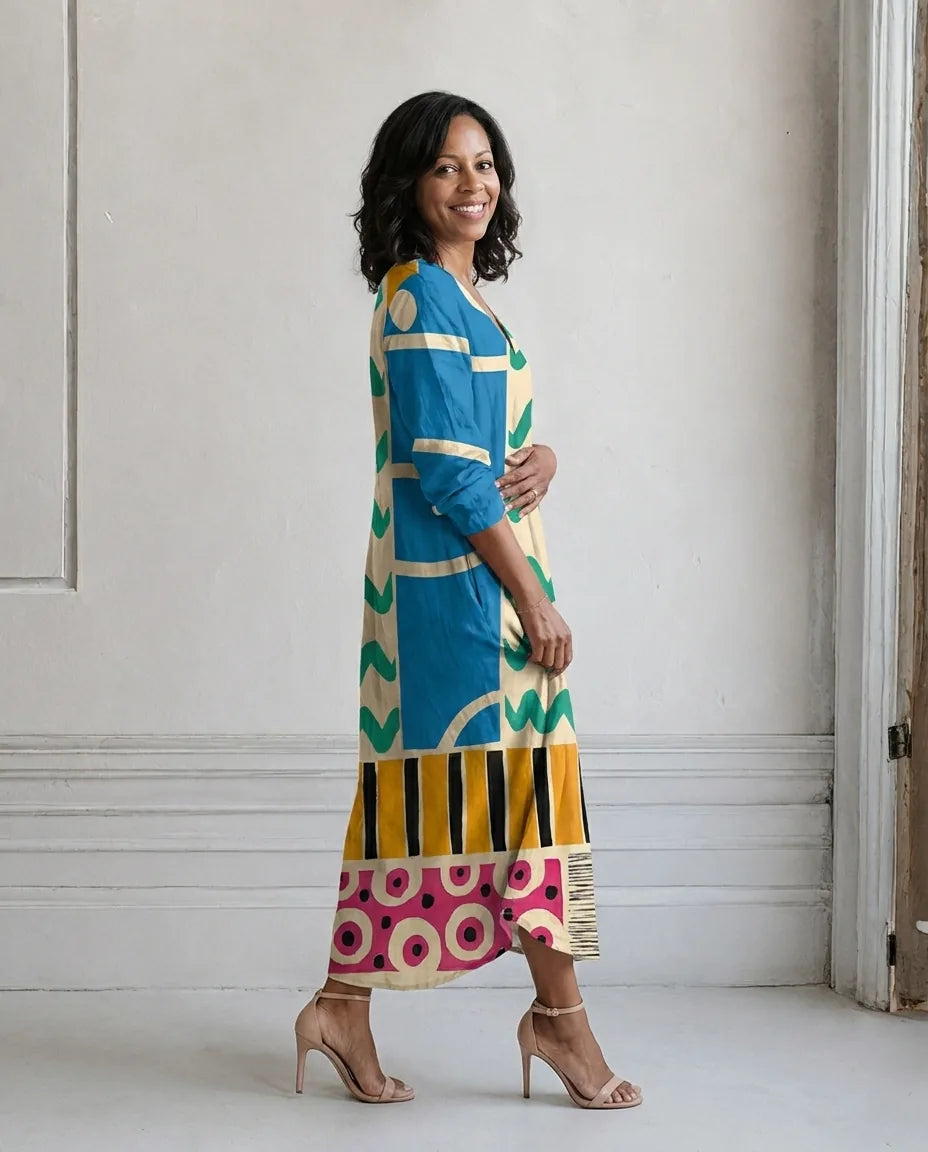 Harper | Easygoing Dress — S2_threequarter