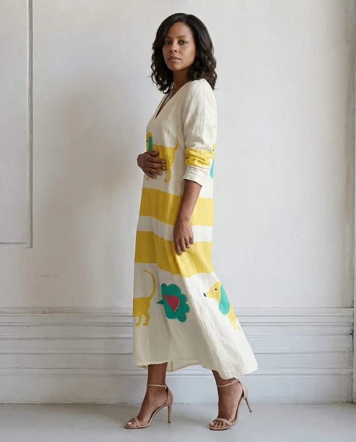 Zoe | Urban Bohemian Dress — S2_threequarter