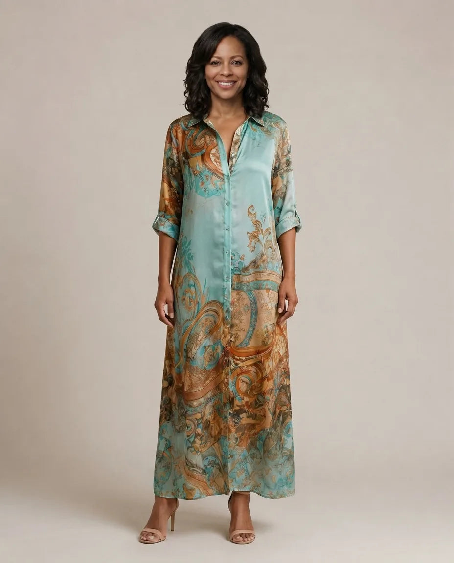 Evalexy I Maxi Dress Print Luxury — Multicolor