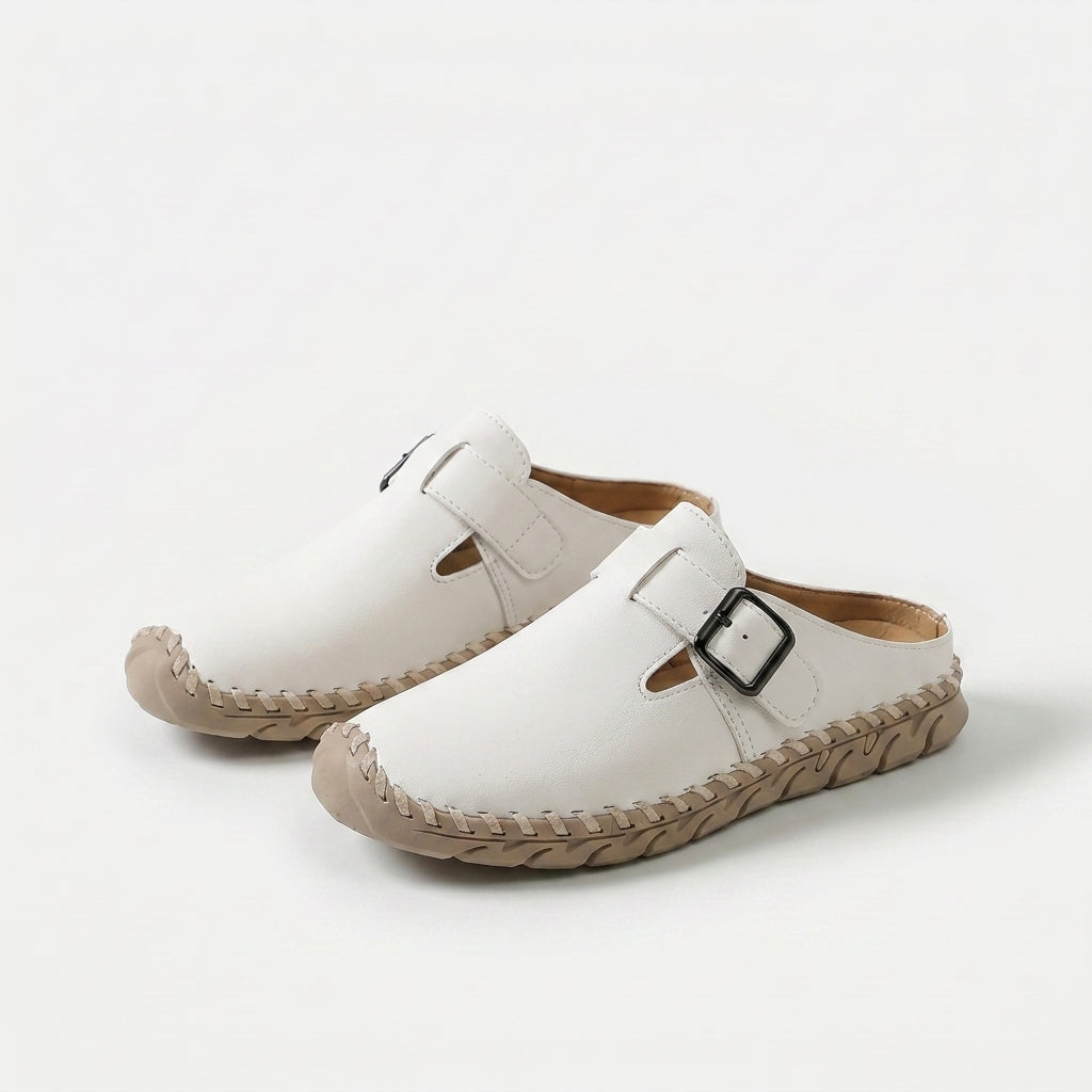 Marly | Comfortable Buckle Mules