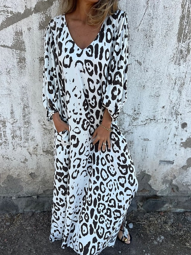Jessa – Leopard Maxi Dress